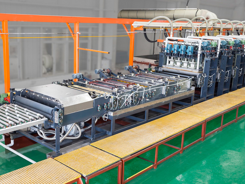 Mesin pemoles cermin stainless steel coil no.8