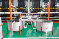 Mesin pemoles cermin stainless steel coil no.8