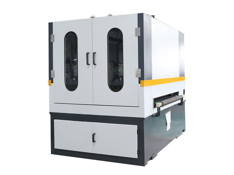 Máquina pulidora de bobinas de acero inoxidable con correa abrasiva