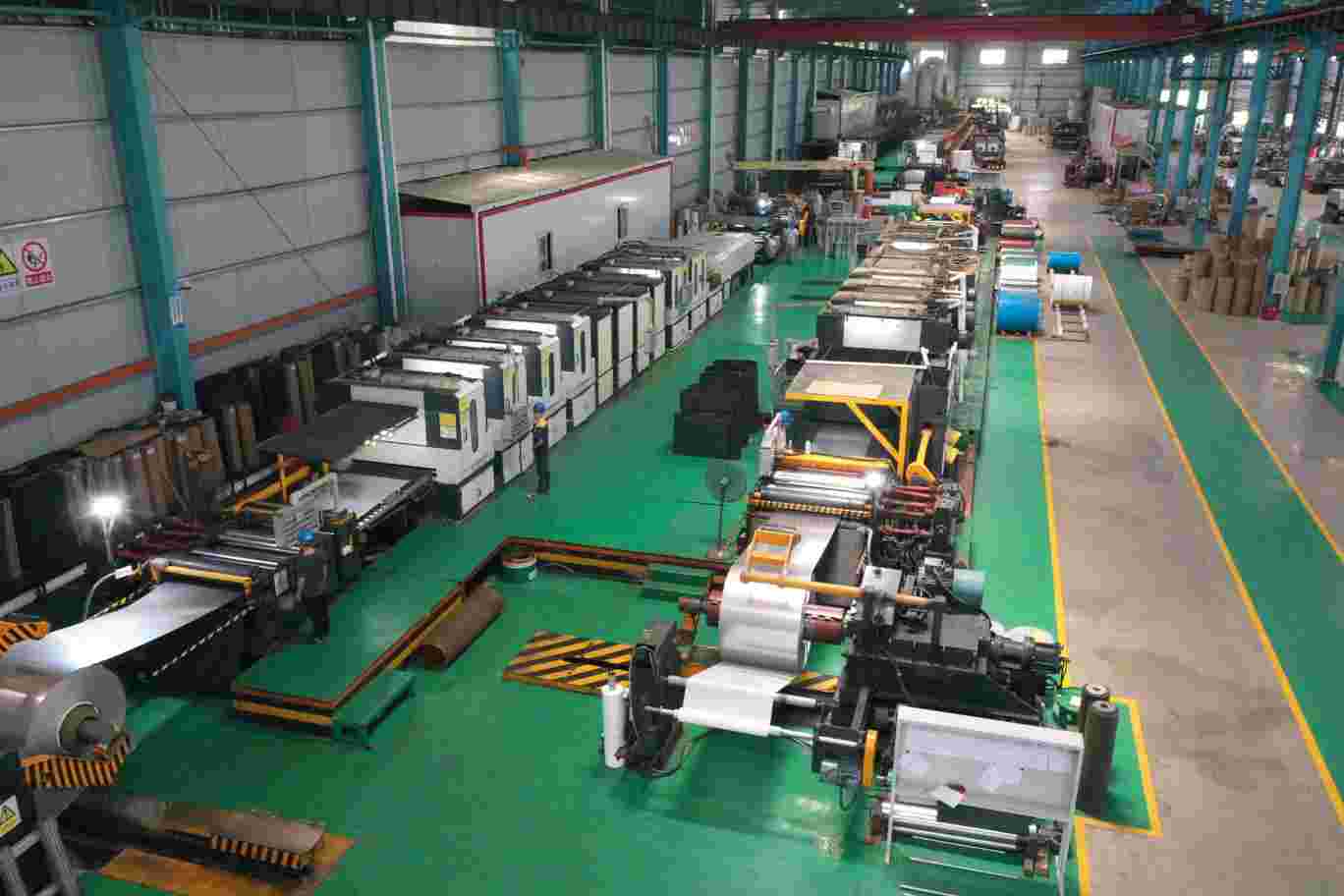 Stainless steel coil oil polishing machine