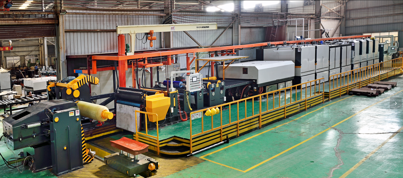 coil to coil polishing production line