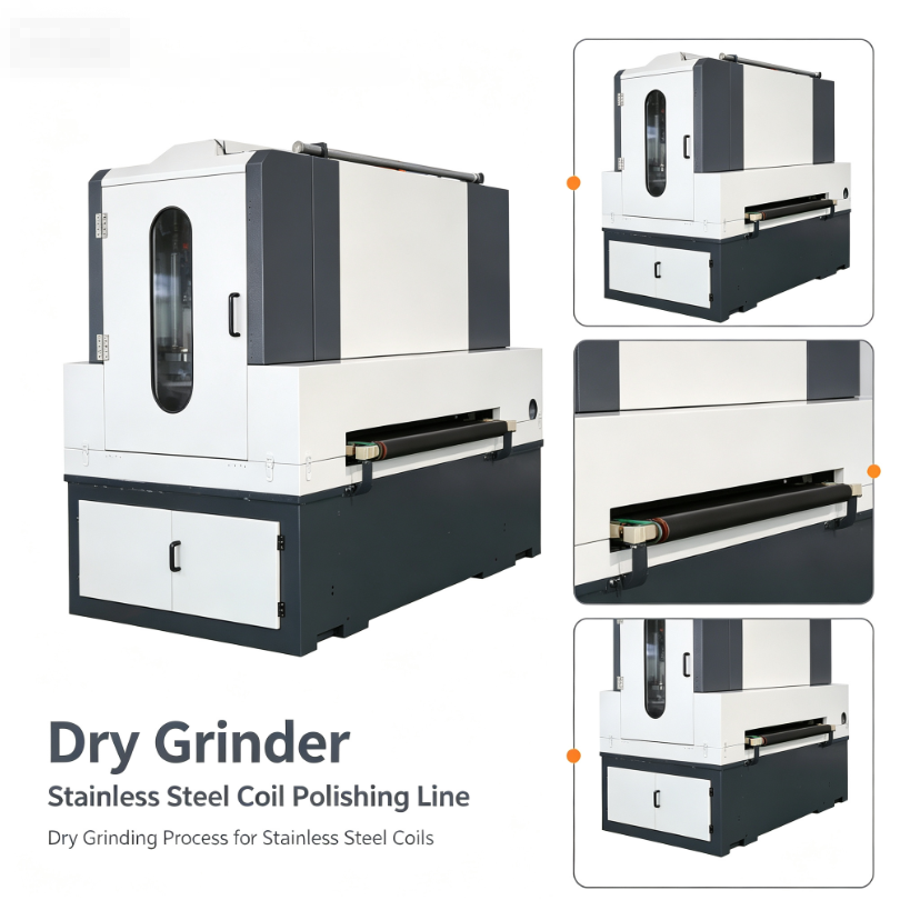 Dry Grinding Equipment for Stainless Steel Coil No.4 Surface