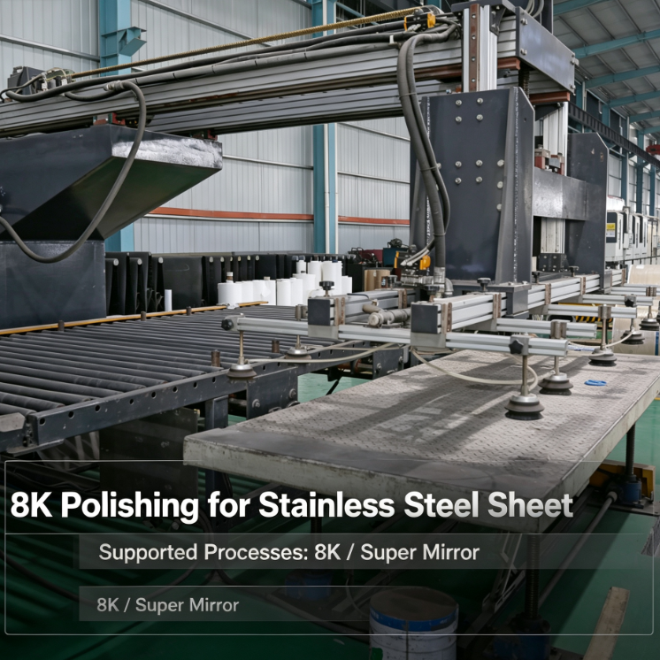How To Make 8K Mirror Stainless Steel With Wet Grinding Polisher