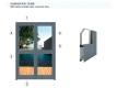 Profilés de fenêtre et de porte en aluminium