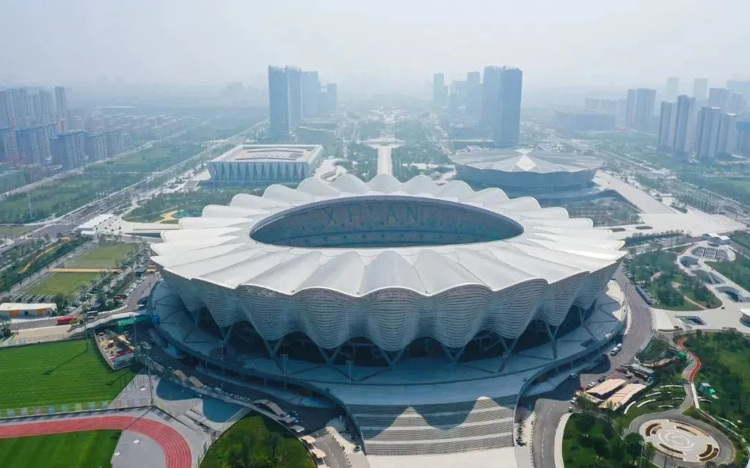 Phoenix aluminum shining Xi 'an Olympic Sports center