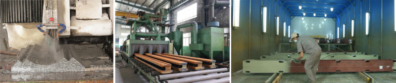 Máquina de linha CNC de três eixos