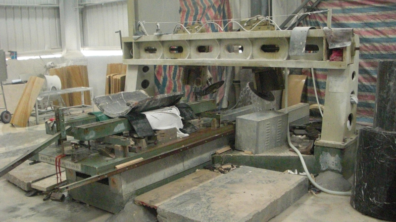 Máquina de corte de borda para laje de coluna (corte em altura)