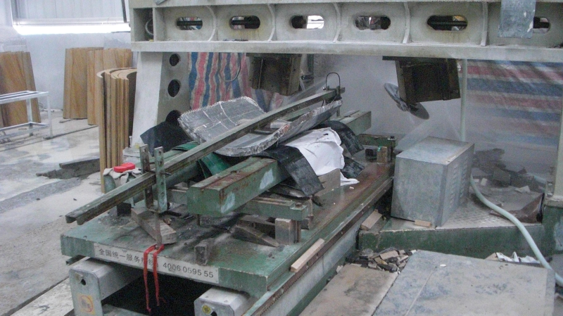 Máquina de corte de borda para laje de coluna (corte em altura)