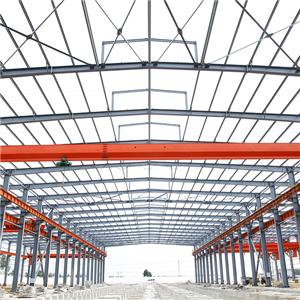 Prefabricated crane steel structure workshop steel structure workshop