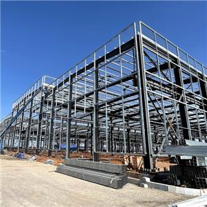 Multi spans prefab metal structure workshop steel frame workshop