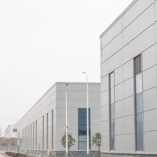 Almacén de estructura metálica de marco de acero ligero