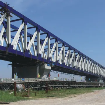 Puente modular de vigas de acero o puente de arco