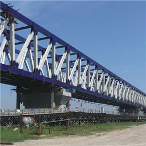 Modular steel girder bridge or arch bridge steel girder bridge