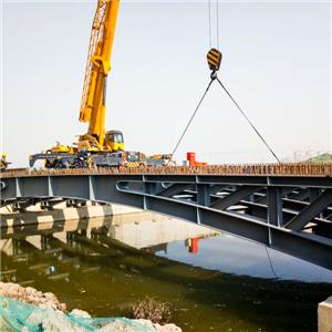 Modular steel girder bridge or arch bridge steel arch bridge
