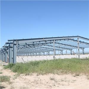 Prefabricated galvanized steel structure pig shed steel poultry house