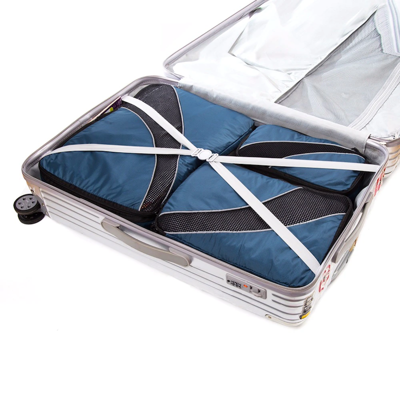 Set of 4 Compressible Travel Storage Cubes