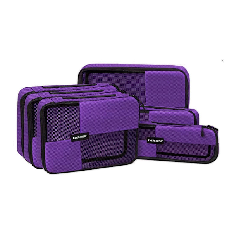 6 Piece Lightweight Suitcase Organizers Bags