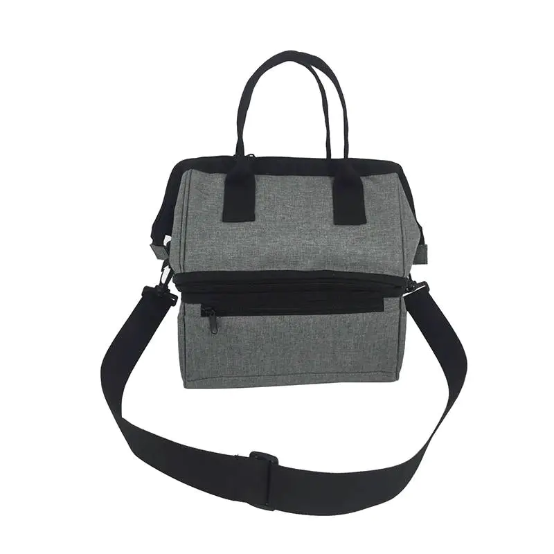 Dual Compartment Insulated Lunch Bag