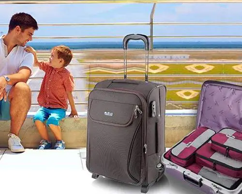 6 Piece Lightweight Suitcase Organizers Bags