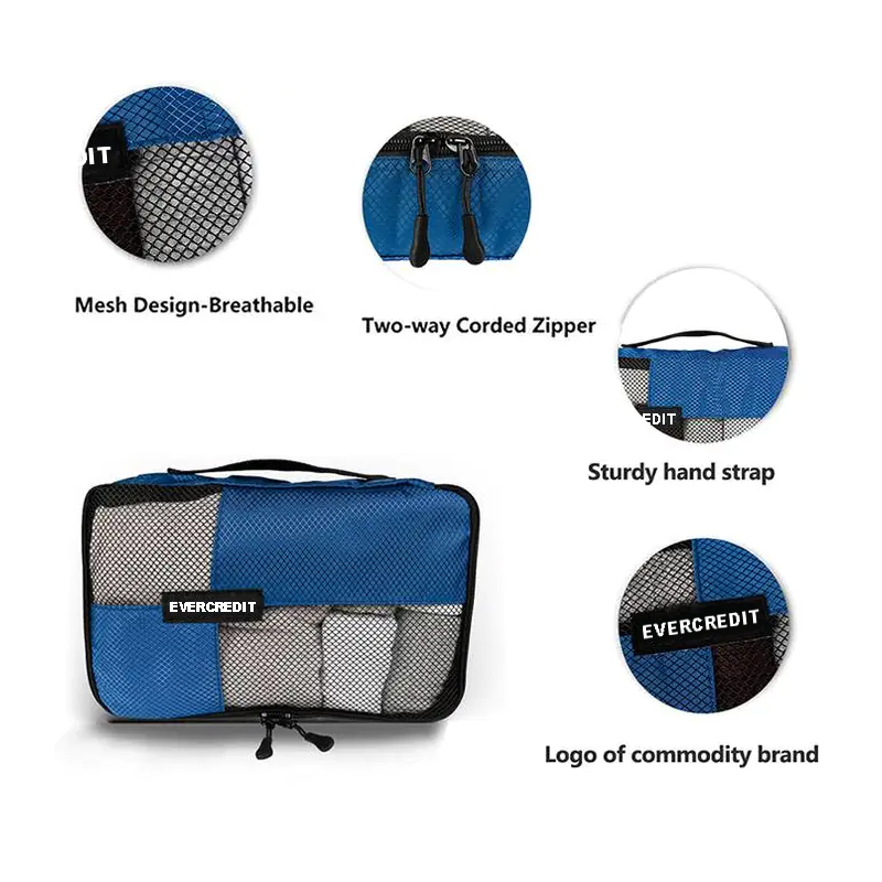 5 Piece Lightweight Packing Cubes