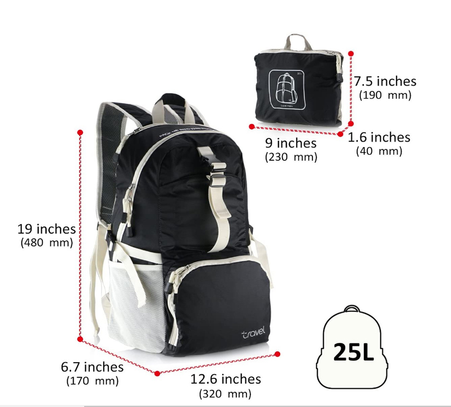 Lightweight Waterproof Packable Backpack