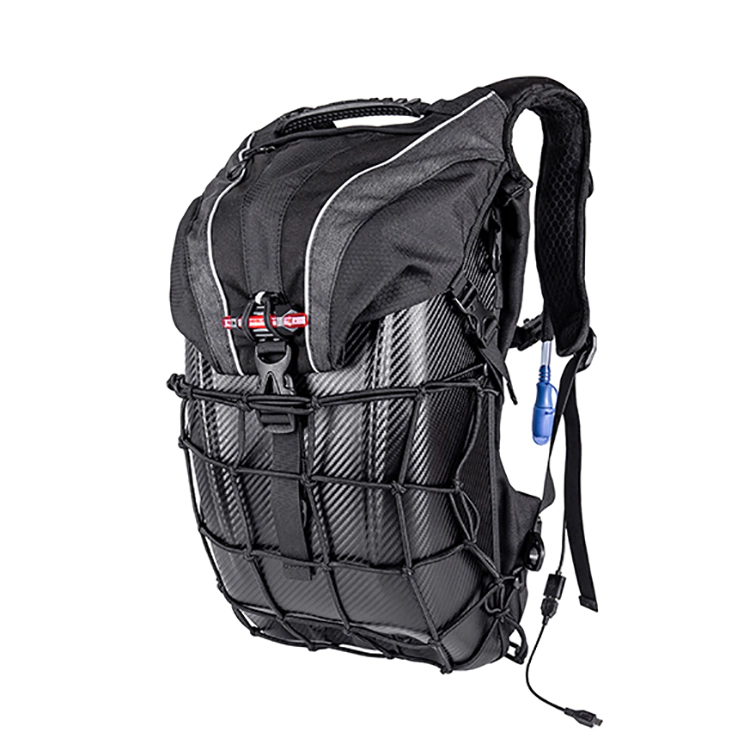 Motorcycle Backpack With Helmet Holder