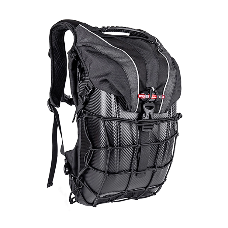 Motorcycle Backpack With Helmet Holder