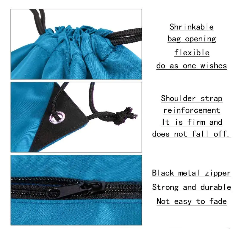 Lightweight Drawstring Gym Backpack