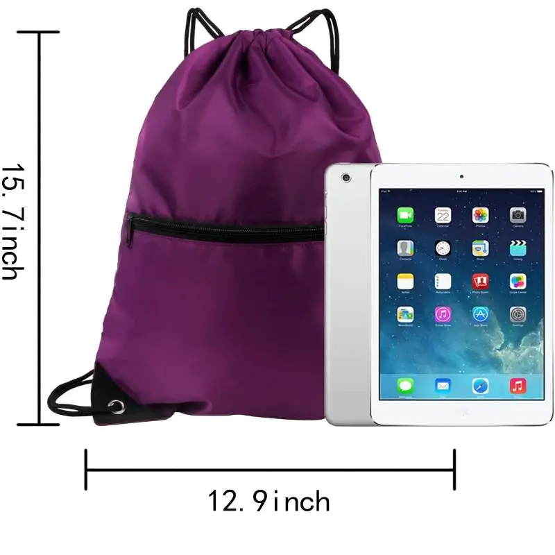 Lightweight Drawstring Gym Backpack