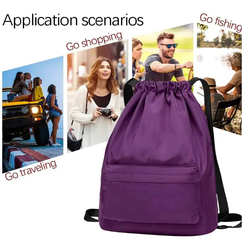 Waterproof Drawstring Athletic Bag