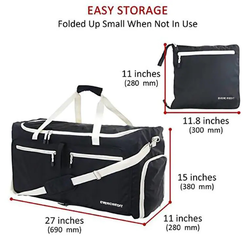 85L Foldable Travel Duffel Bag
