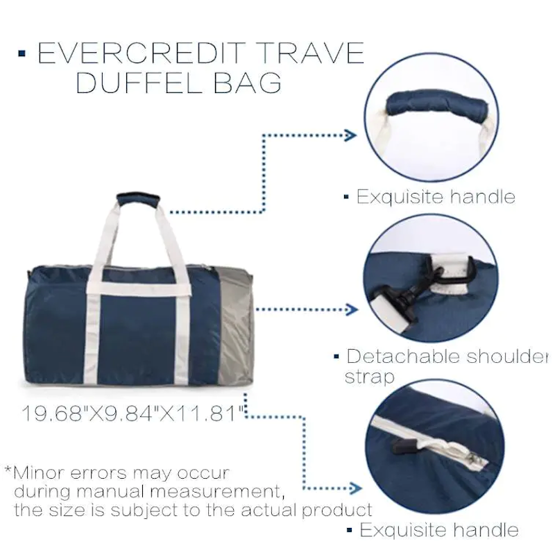 Lightweight Folding Travel Duffle Bag