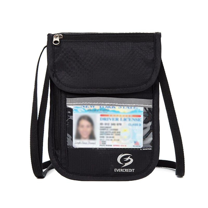 Travel Neck Pouch For Passport