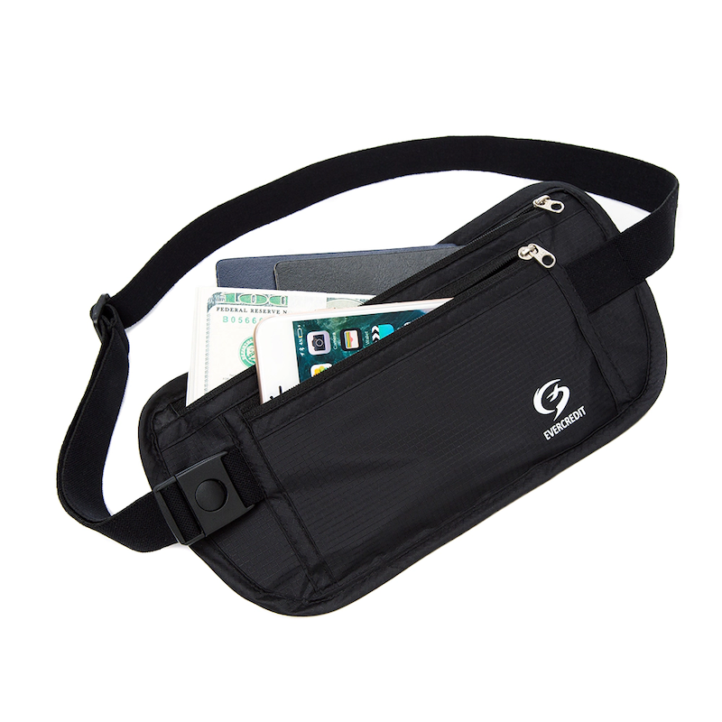 Waterproof Waist Pack With RFID Protection