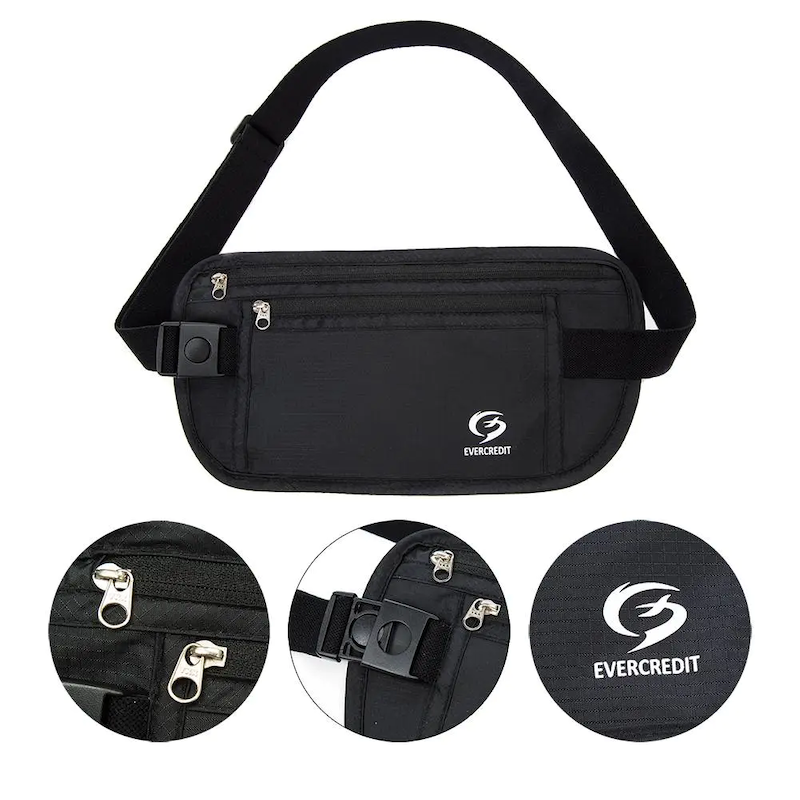 Waterproof Waist Pack With RFID Protection