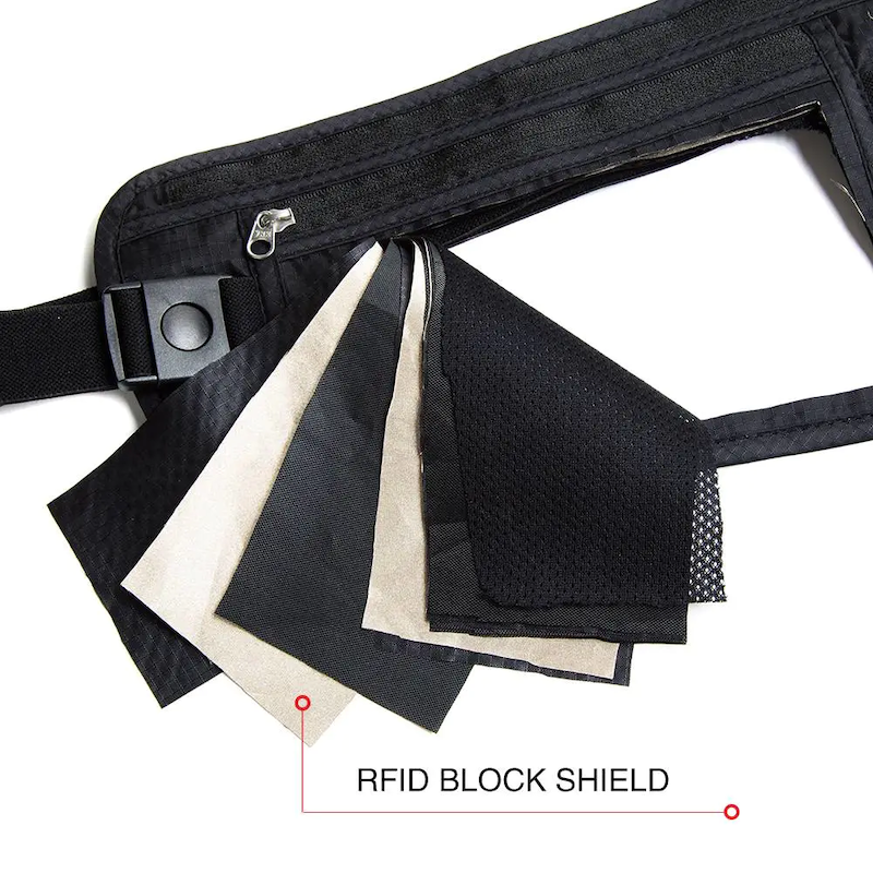 Waterproof Waist Pack With RFID Protection