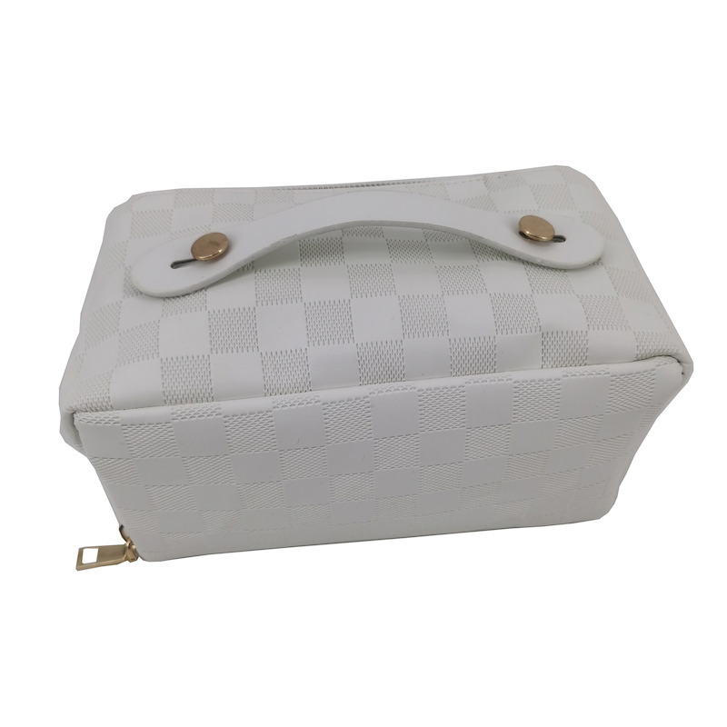 Ladies Leather Cosmetic Toiletry Bag