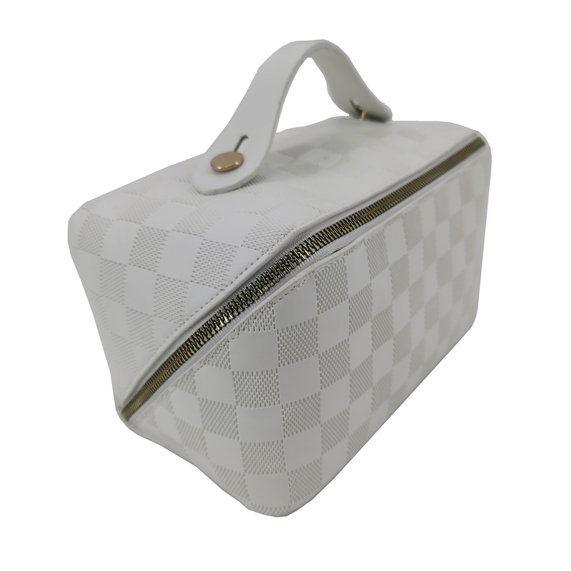 Ladies Leather Cosmetic Toiletry Bag