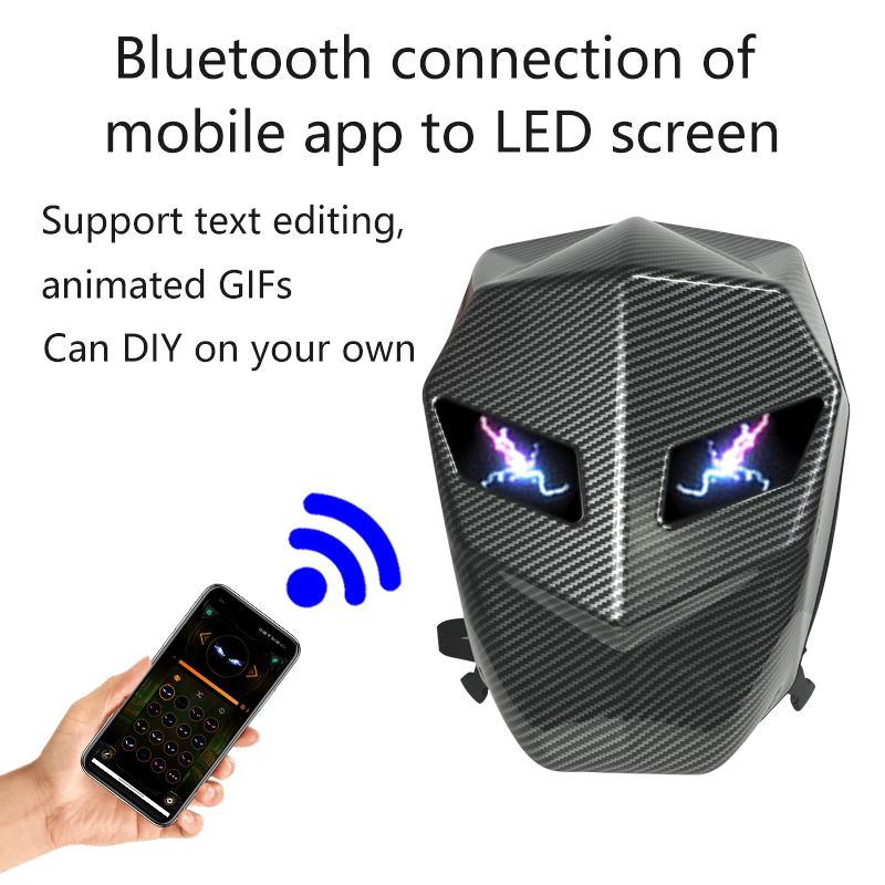 led eye backpack