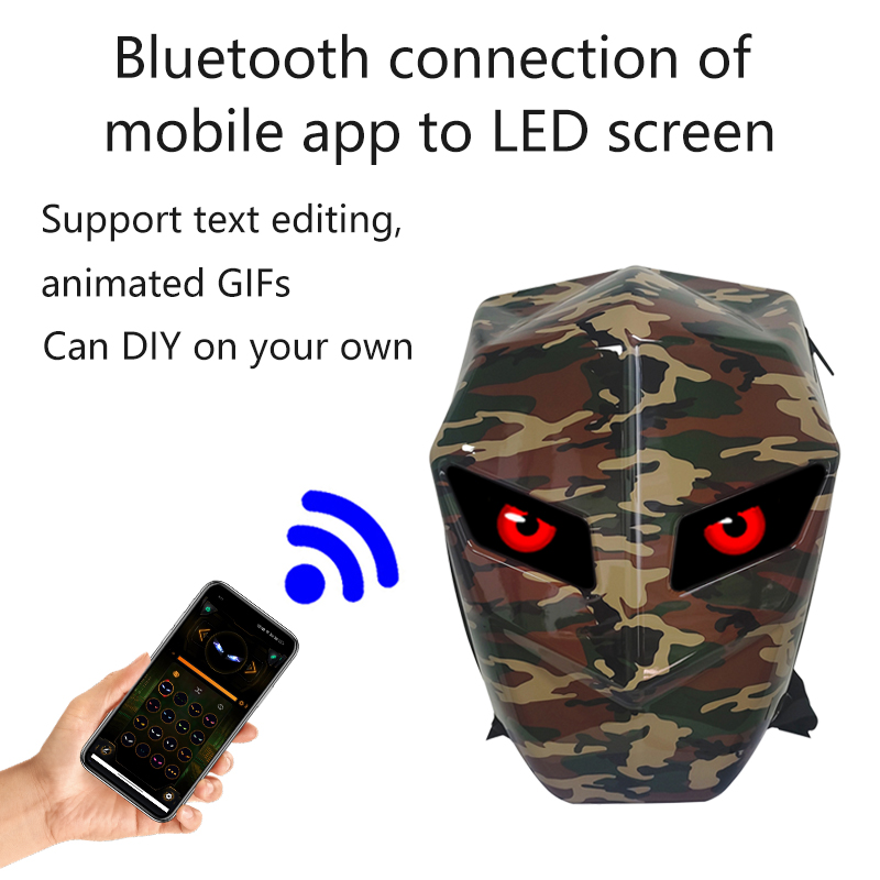 led eye backpack