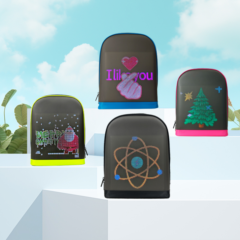 Programmable LED Screen Backpack