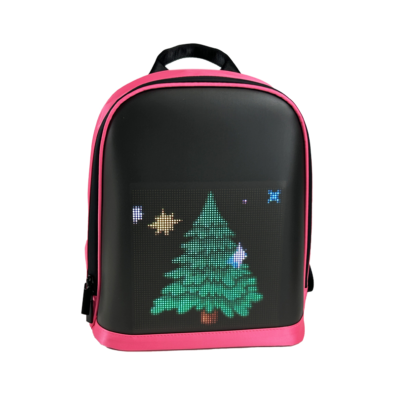 led screen backpack