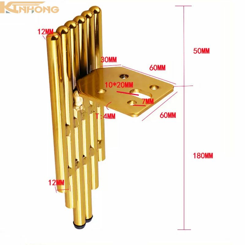 Supply 7 Inch Tall Gold Couch Legs Wholesale Factory Zhaoqing