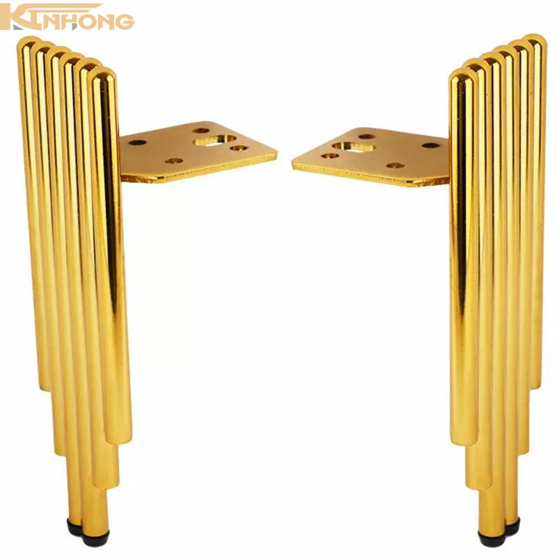 Supply 7 Inch Tall Gold Couch Legs Wholesale Factory Zhaoqing Jianhong Hardware