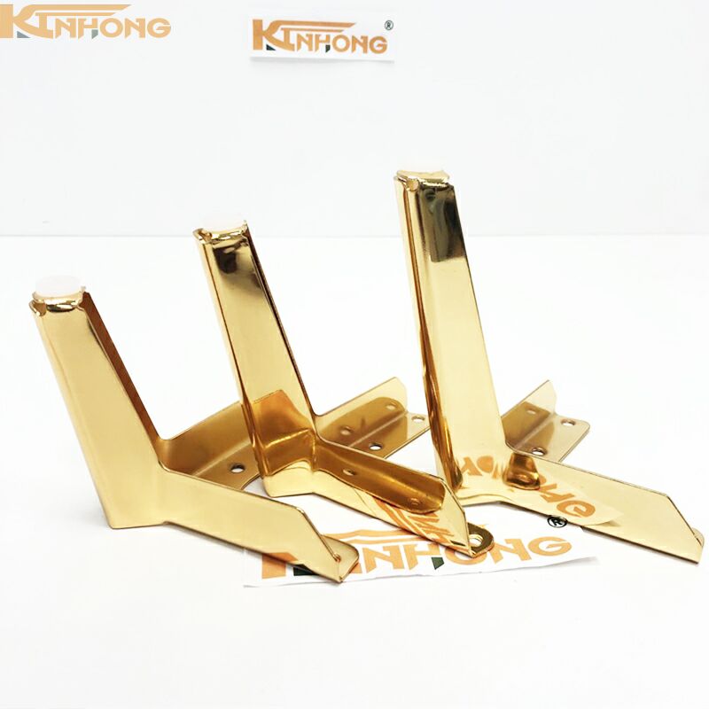 Supply Gold Triangle Feet And Replacement Furniture Legs