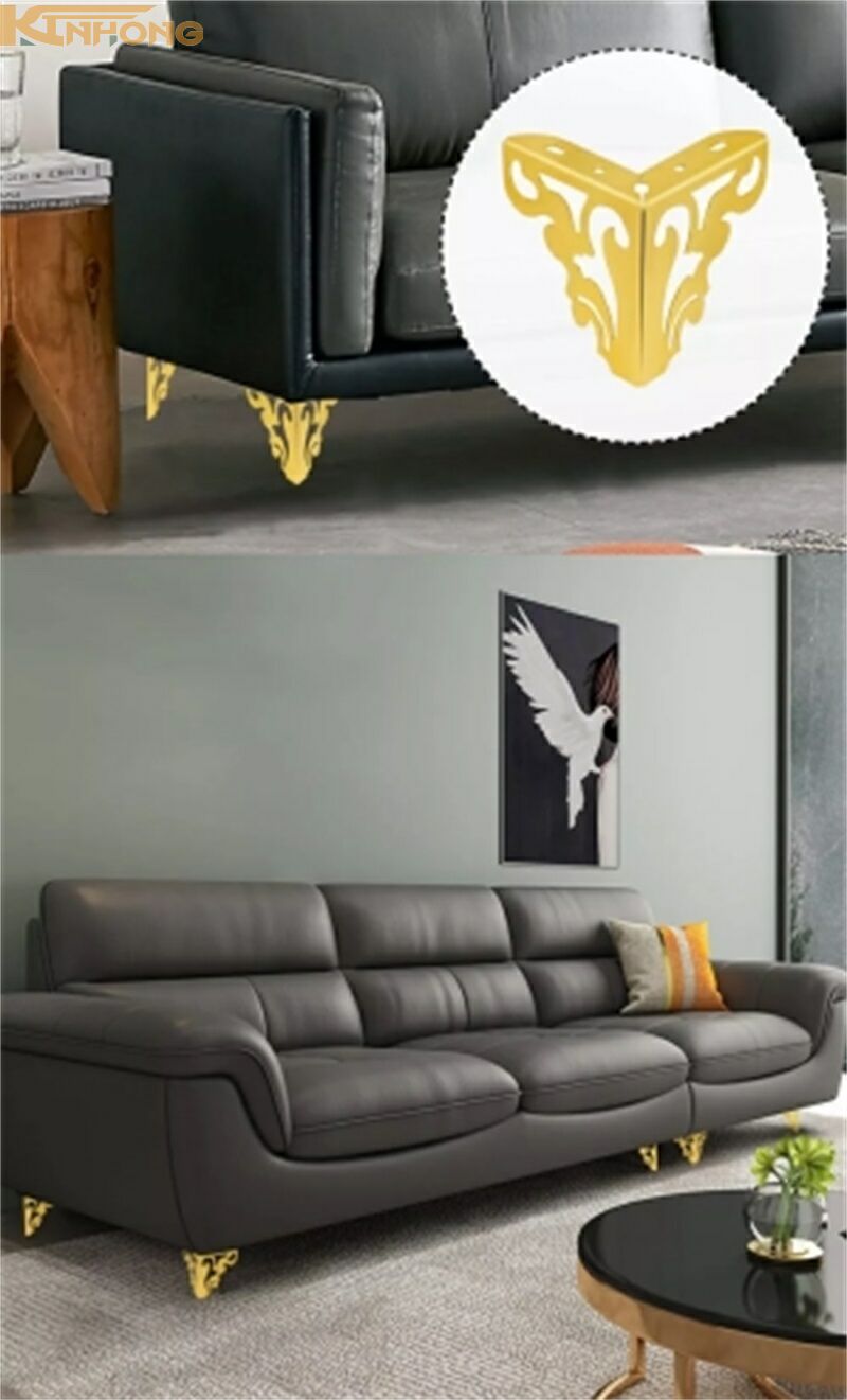 gold couch legs