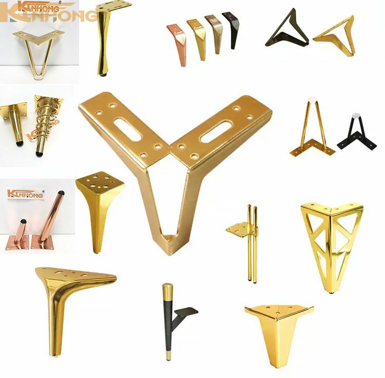 Supply Modern Gold Iron Sofa Chair Bed Legs Wholesale Factory