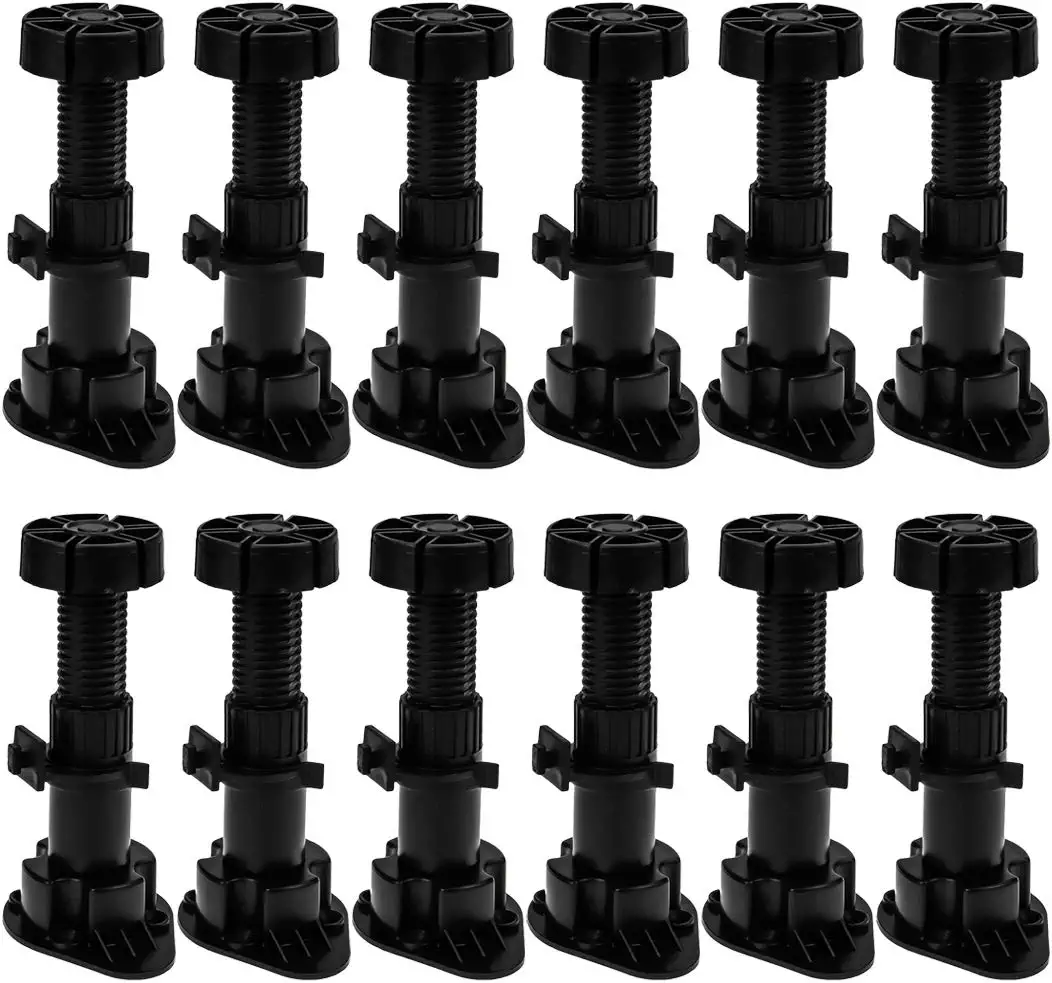 Black Plastic Leveling Feet For Cabinets