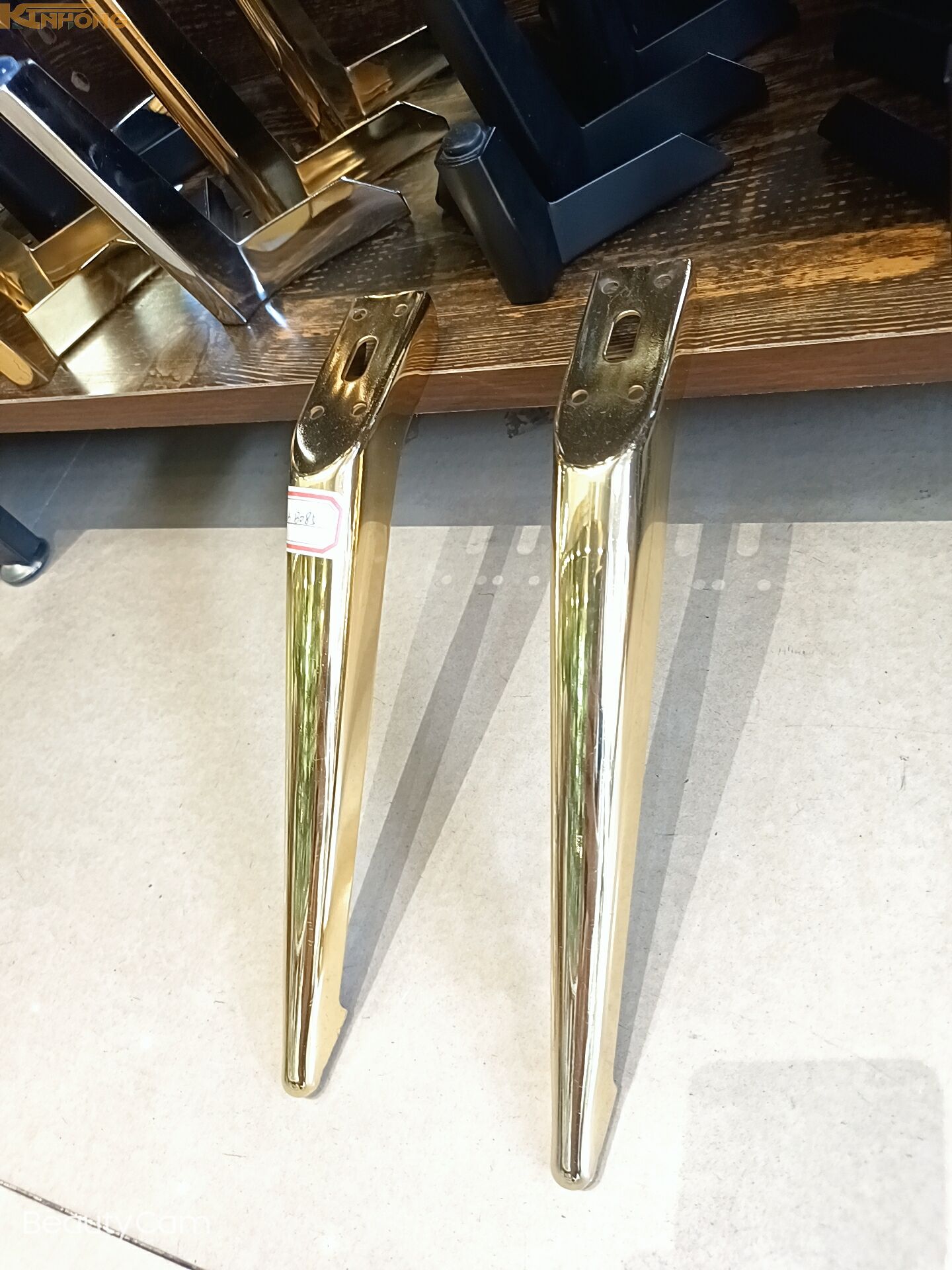 Supply Metal chrome long l shape furniture legs Wholesale Factory