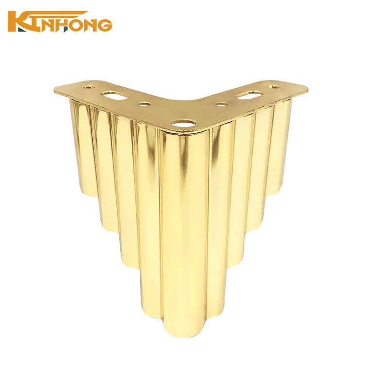 Supply Modern 6 Inch Iron Metal Golden Sofa Furiture Legs